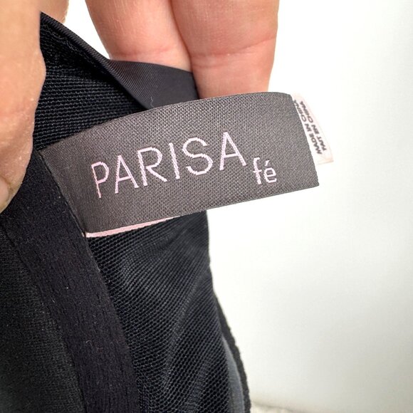 Parish Fe Black Racerback Underwire Bra 44DDD With Front Closure - Picture 7 of 8